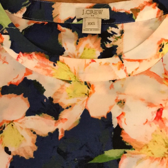 J crew floral blouse - Picture 2 of 2